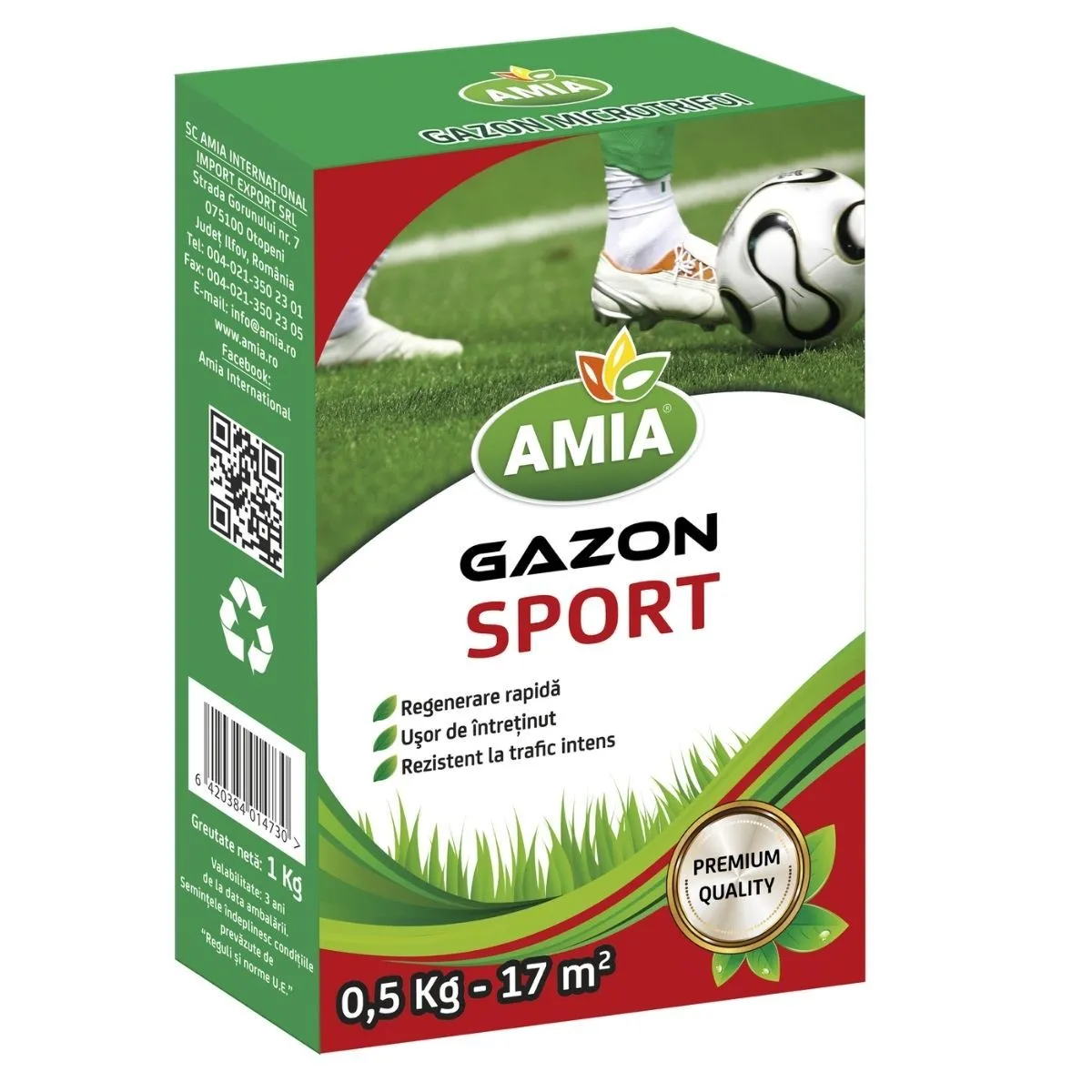 Semințe Amia - Gazon sport 0,5 kg - 1
