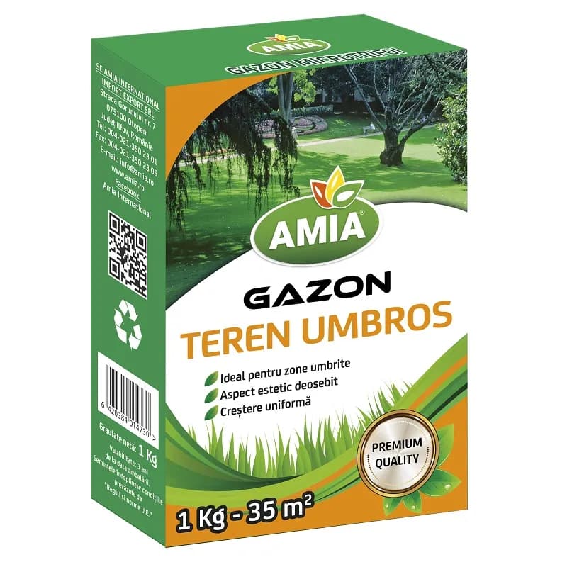 Semințe Amia - Gazon teren umbros 1 kg - 1