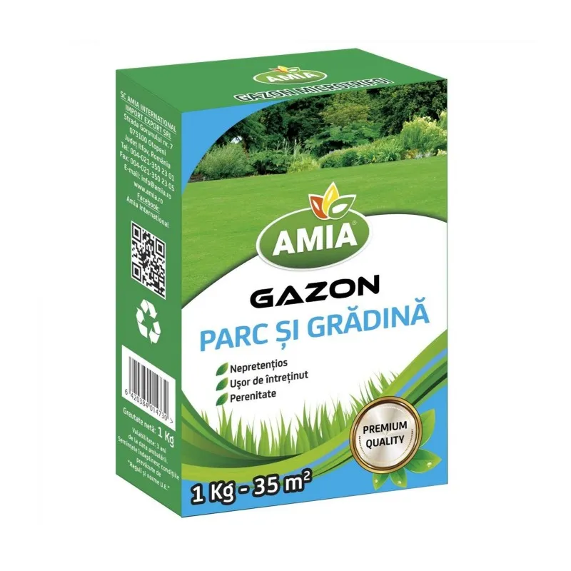 Semințe Amia - Gazon parc și grădini 1 kg - 1