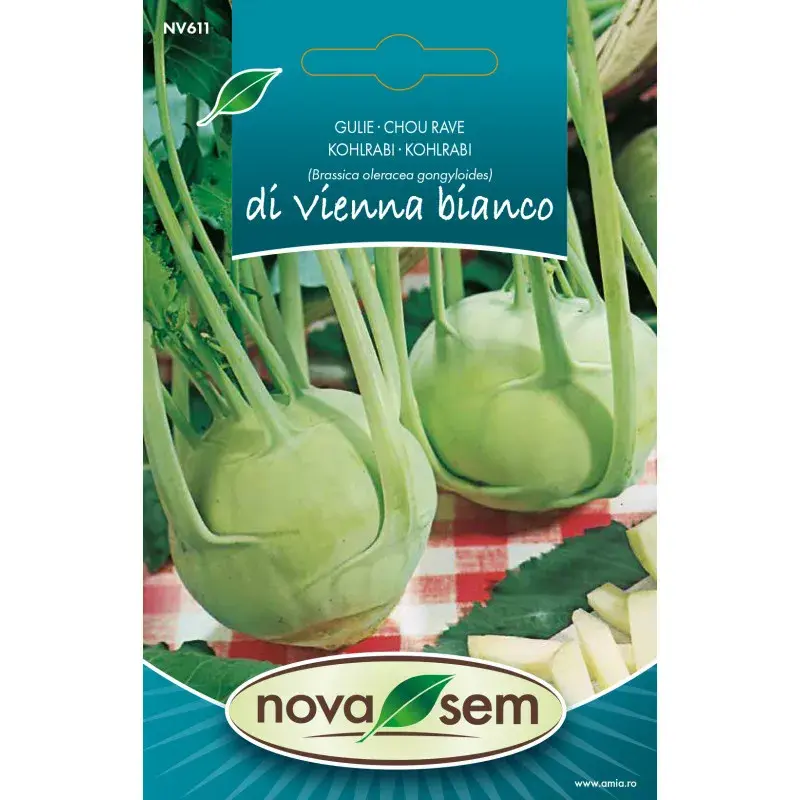 Nova Sem Seeds - Kohlrabi di Vienna Bianco