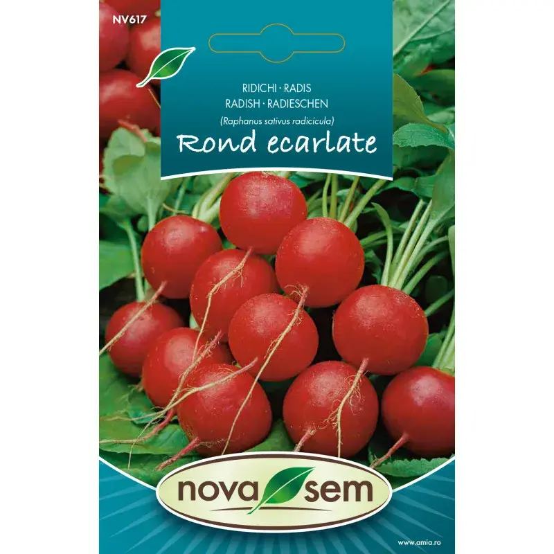 Nova Sem Seeds - Radish Rond Écarlate
