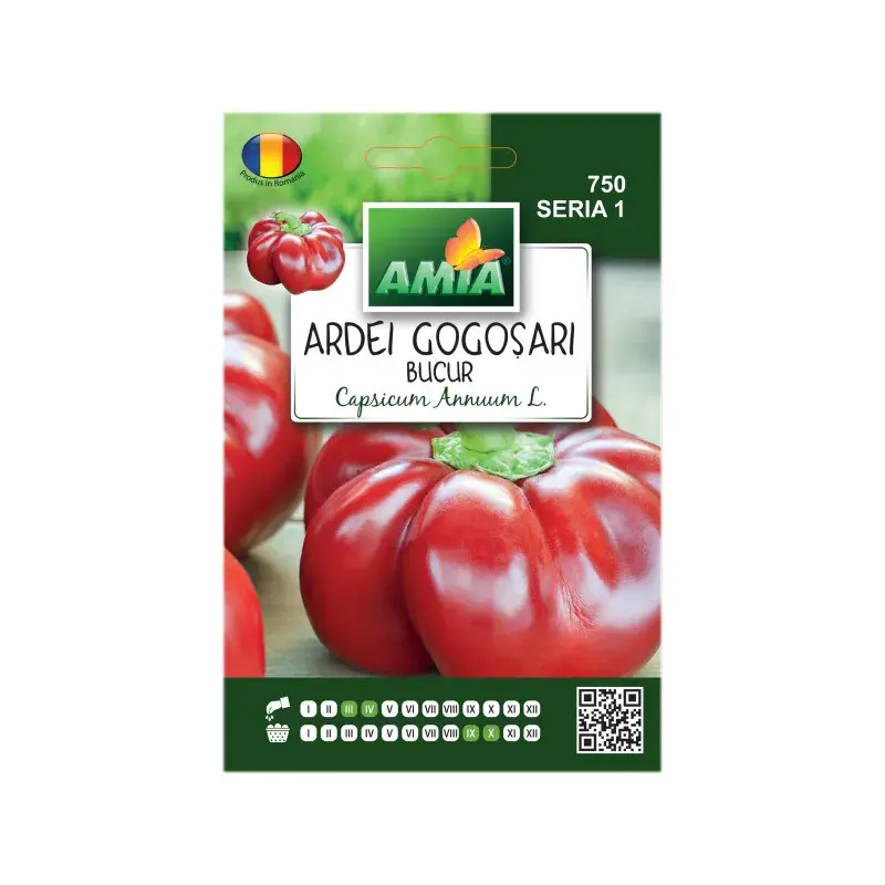 Amia Seeds - Sweet round pepper Bucur