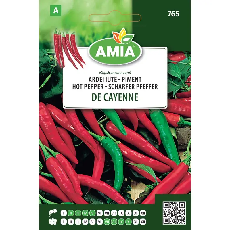 Amia Seeds - Hot pepper de Cayenne