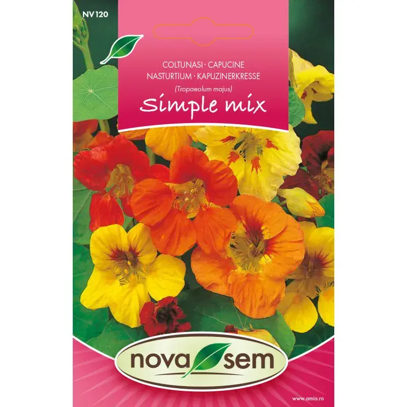 Nova Sem Seeds - Nasturtium Lobb mix