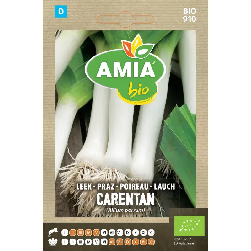 Amia BIO Seeds - Leek Carentan
