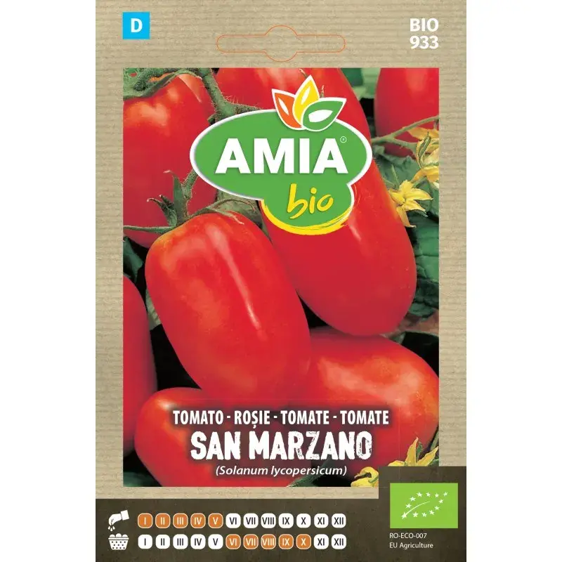 Amia BIO Seeds - Tomato San Marzano