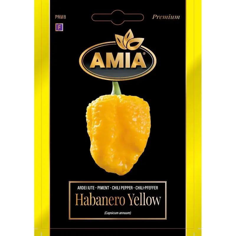 Amia Seeds - Hot pepper Habanero Yellow